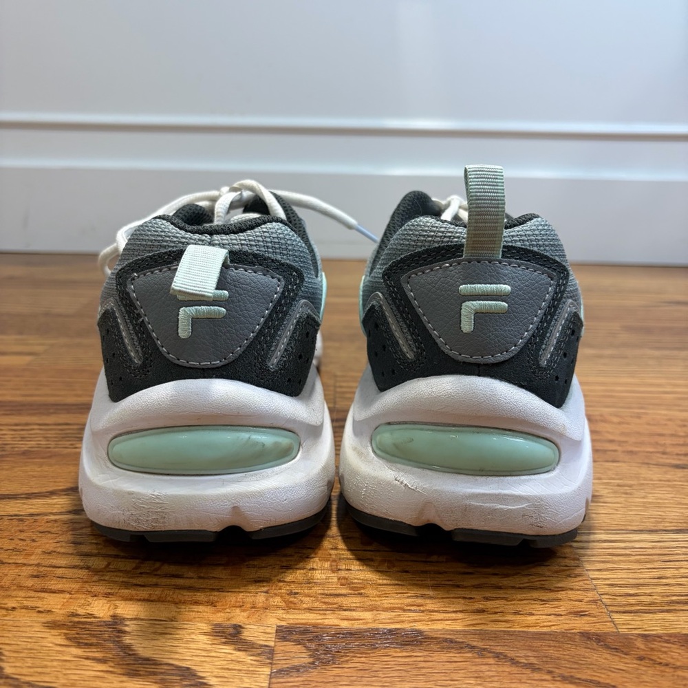 FILA Recollector Mint Green & White Athletic Sneakers - Picture 4 of 11